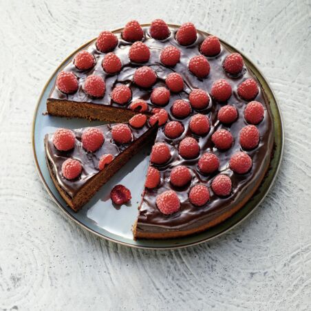 Himbeertorte mit Erythrit Himbeertorte mit Erythrit