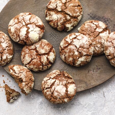 Lebkuchen-Crinkle-Cookies Lebkuchen-Crinkle-Cookies