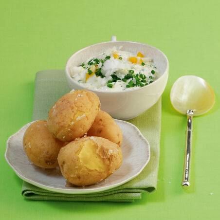 Pellkartoffeln mit Kräuterquark Pellkartoffeln mit Kräuterquark