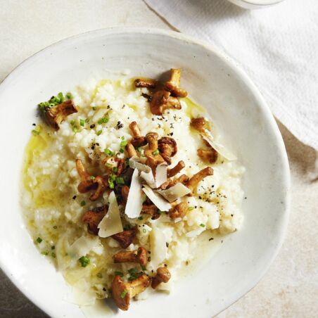 Risotto mit Pfifferlingen Risotto mit Pfifferlingen