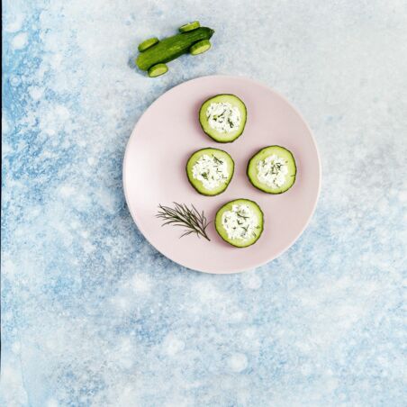 Gefüllte Gurken mit Frischkäse Gefüllte Gurken mit Frischkäse