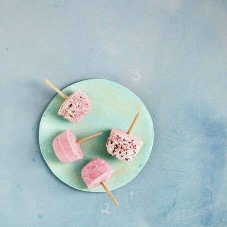 Himbeer-Kokos-Eis Himbeer-Kokos-Eis