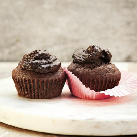 Double-Chocolate-Cupcakes Double-Chocolate-Cupcakes