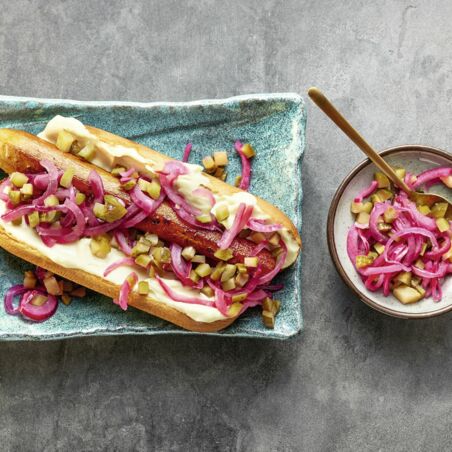 Möhren-Hotdog Möhren-Hotdog