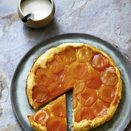 Gestürzte Aprikosentarte Gestürzte Aprikosentarte