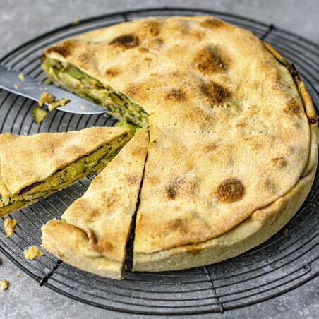 Mangoldkuchen mit Reis Mangoldkuchen mit Reis