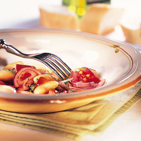 Weißer Bohnensalat Weißer Bohnensalat