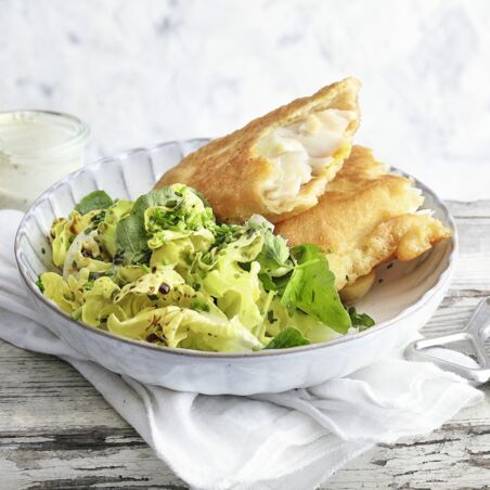 Barsch im Bierteig Barsch im Bierteig