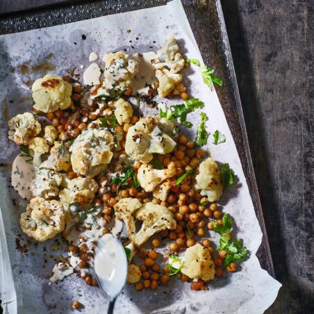 Gerösteter Blumenkohl Tel-Aviv-Style Gerösteter Blumenkohl Tel-Aviv-Style