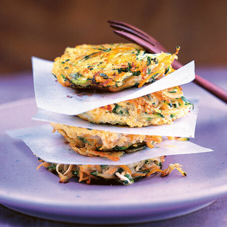 Zucchini-Möhren-Puffer Zucchini-Möhren-Puffer