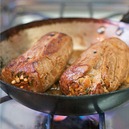 Gefüllte Schweinefilets Gefüllte Schweinefilets