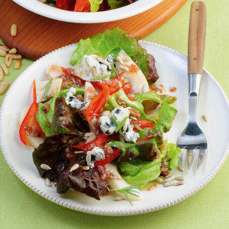 Bataviasalat mit Birnen Bataviasalat mit Birnen