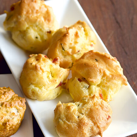 Rosmarin-Schinken-Krapfen Rosmarin-Schinken-Krapfen