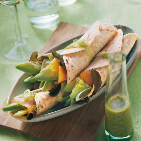 Avocado-Lachs-Wraps Avocado-Lachs-Wraps