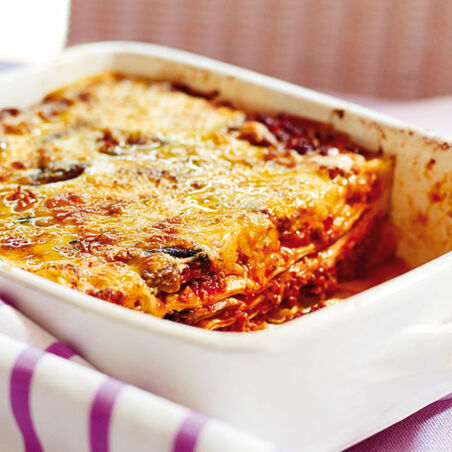 Lasagne mit Pilzen und Hackfleisch Lasagne mit Pilzen und Hackfleisch