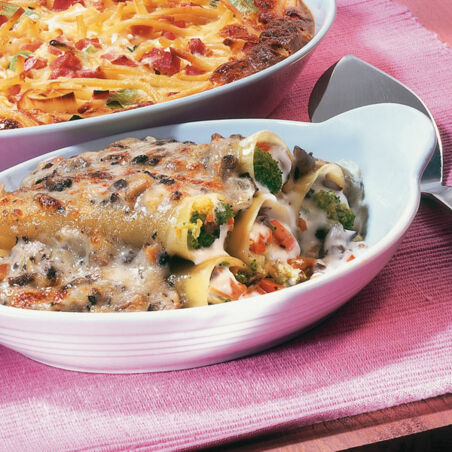 Cannelloni mit Gemüsefüllung Cannelloni mit Gemüsefüllung
