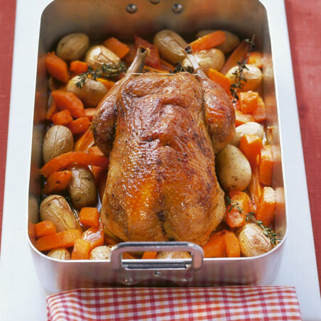 Wildenten auf Herbstgemüse Wildenten auf Herbstgemüse