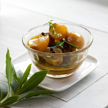 Schalotten mit Sherry Schalotten mit Sherry