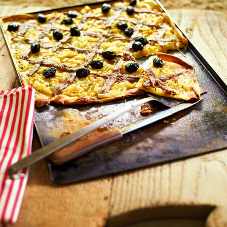 Provenzalischer Zwiebelkuchen Provenzalischer Zwiebelkuchen