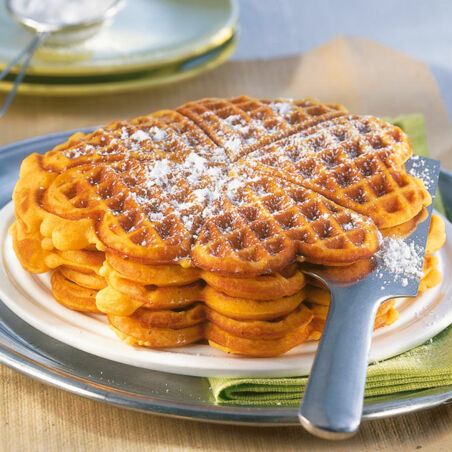 Kürbiswaffeln Kürbiswaffeln