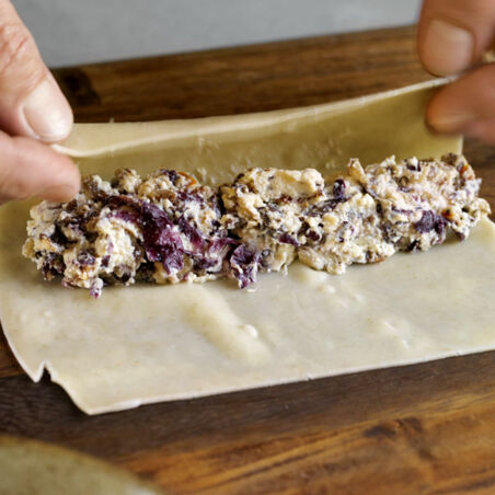 Cannelloni mit Ricotta und Radicchio Cannelloni mit Ricotta und Radicchio