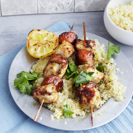 Orientalische Hähnchenspieße Orientalische Hähnchenspieße