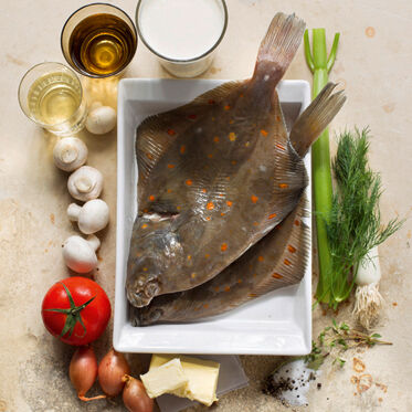 Pochierte Schollenfilets Pochierte Schollenfilets