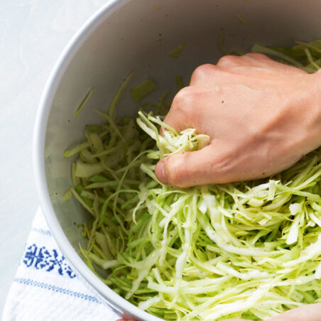 Krautsalat mit Speck Krautsalat mit Speck