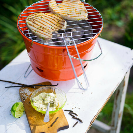 Thunfischsteak mit Vanillebutter Thunfischsteak mit Vanillebutter
