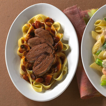 Rotweinsauce mit Entenbrust Rotweinsauce mit Entenbrust