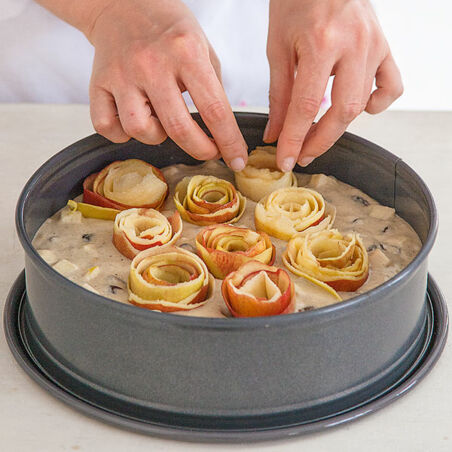 Apfelrosenkuchen Apfelrosenkuchen