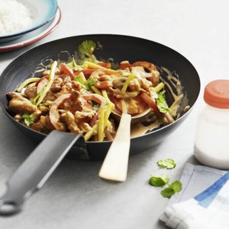 Scharfe Soja-Gemüse-Pfanne Scharfe Soja-Gemüse-Pfanne