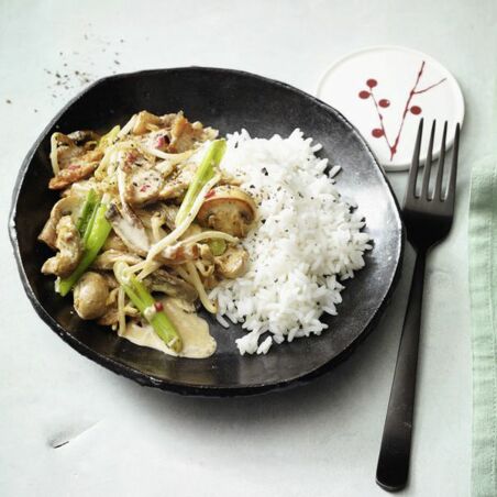 Pilz-Soja-Wok Pilz-Soja-Wok