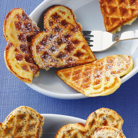 Zitronen-Quark-Waffeln Zitronen-Quark-Waffeln