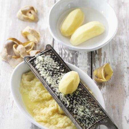 Kartoffelpuffer mit Lachstatar Kartoffelpuffer mit Lachstatar