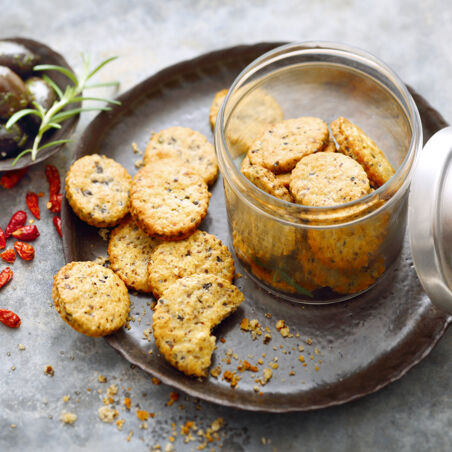 Chili-Oliven-Cracker Chili-Oliven-Cracker