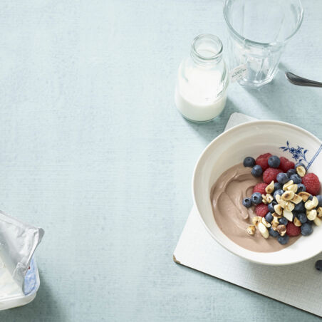 Schoko-Tonkabohnen-Quark Schoko-Tonkabohnen-Quark