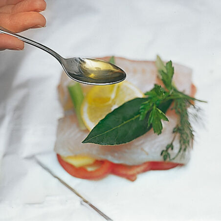 Seezunge in Folie gegart Seezunge in Folie gegart