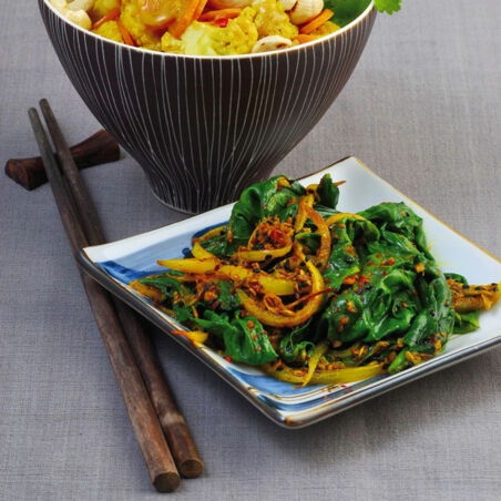 Würziger Spinat Würziger Spinat