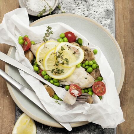 Fisch im Backpapier Fisch im Backpapier