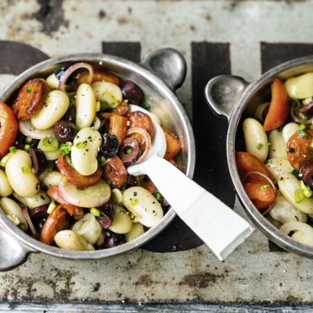 Bohnen-Chorizo-Salat Bohnen-Chorizo-Salat