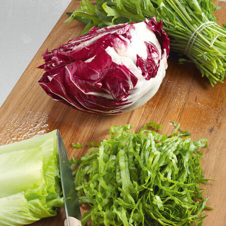 Salatfladen mit Gorgonzola Salatfladen mit Gorgonzola