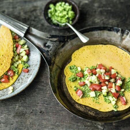 Indische Pfannkuchen Indische Pfannkuchen