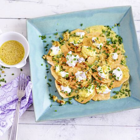 Süßkartoffel-Carpaccio Süßkartoffel-Carpaccio