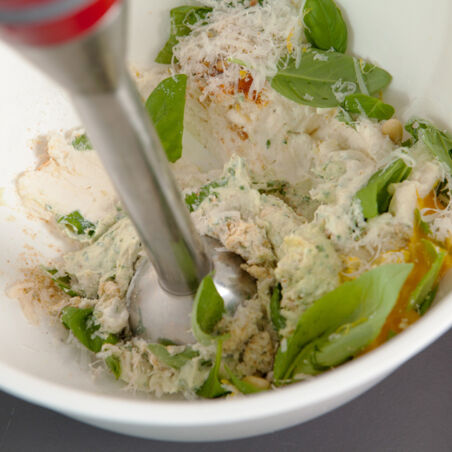 Gefüllte Zucchiniblüten Step1 Gefüllte Zucchiniblüten Step1