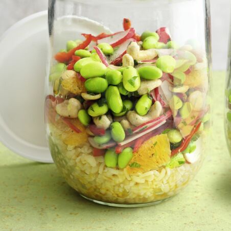 Bulgursalat mit Edamame Bulgursalat mit Edamame