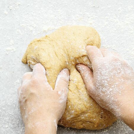 Süßkartoffel-Hefezopf ohne Zucker Süßkartoffel-Hefezopf ohne Zucker