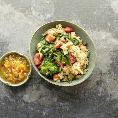 Pikanter Griessbrei Pikanter Griessbrei