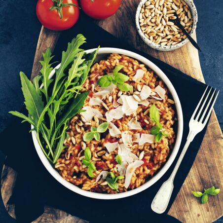 Aromatisches Tomatenrisotto Aromatisches Tomatenrisotto