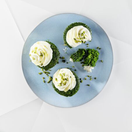 Spinat-Zitronen-Cupcakes Spinat-Zitronen-Cupcakes